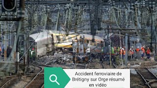 Laccident ferroviaire de Brétigny sur Orge résumé en vidéo [upl. by Leicam]