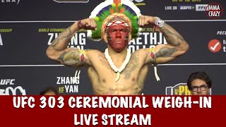 UFC 303 Pereira vs Prochazka Ceremonial Weighins Live Stream [upl. by Helsie]