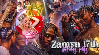 ZAMYAS 17th BIRTHDAY PARTY VLOG CRAZY EXPERIENCE 👀 [upl. by Chad]