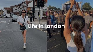 Life in London  cute bookstores music festivals my daughters birthday lots of eating out [upl. by Saihtam899]