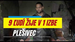 PLEŠIVEC Róbert s družkou a siedmimi deťmi žije v jednej izbe [upl. by Atekram]