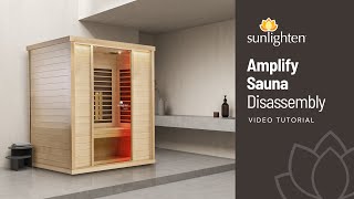 Sunlighten Amplify Infrared Sauna Disassembly [upl. by Enram476]