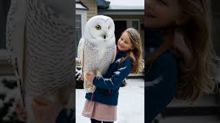 Mystical Tale of the Snow Owl  Owl  Owl Sounds  cute owl [upl. by Adliw]