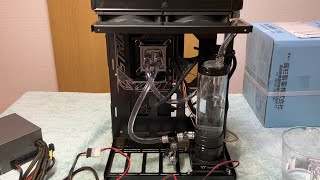 Water cooled i914900  ThermalTake Pacific PR32D5 Plus swap  part 2  fill it up [upl. by Ahsieka]