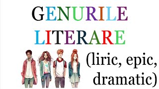 🤞 Invatam impreuna Genurile literare  Genul LIRIC EPIC DRAMATIC BAC ROMÂNĂ BACALAUREAT [upl. by Llewellyn135]