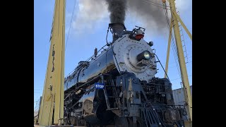 ATampSF Locomotive 2926  Steam Up Test Before Her First Short Excursion May 6th [upl. by Aleetha]