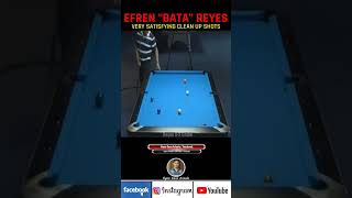 EFREN quotBATAquot REYES VERY SATISFYING CLEAN UP SHOTS ryanarizala efrenreyes pool billiards shorts [upl. by Etnad515]