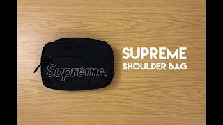 Supreme Shoulder Bag FW18  Review [upl. by Godrich]