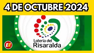 Resultado de la LOTERIA DE RISARALDA del viernes 4 de octubre de 2024 💫✅💰 [upl. by Modie]