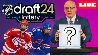 NHL Draft Lottery LIVE REACTION 2024 [upl. by Lerat]