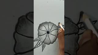 Easy flower 🌼 drawing pencil drawing easy pencil drawing [upl. by Filberto]