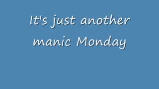 The Bangles  Manic Monday HD LYRICS [upl. by Efren]