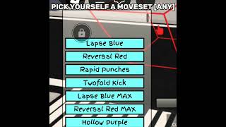 HOW TO USE A MOVESET BLOCK jujutsu shenanigans Update version roblox fyp [upl. by Siraf]