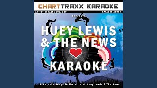 Jacobs Ladder Karaoke Version In the Style of Huey Lewis amp The News [upl. by Malamud]