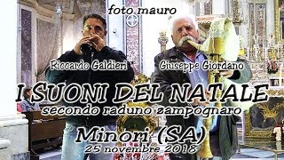 I SUONI DEL NATALE Giuseppe Giordano amp Riccardo Galdieri MINORI Salerno 25 novembre 2018 [upl. by Ahsinan]