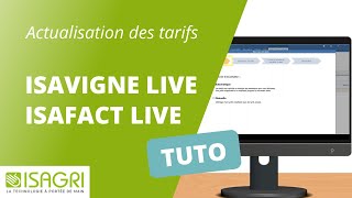 ISAFACTLIVE ISAVIGNELIVE  Actualisation des tarifs [upl. by Jacinda284]