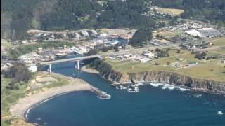 Fort Bragg Ca Coastline aerial view 1500 [upl. by Yrkcaz294]