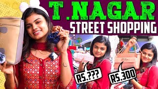 TNagar Street Shopping Challenge  Rs1000ல இவ்வளவு வாங்கலாமா 😱  Akshitha Ashok [upl. by Agathe]