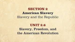 MOOC  Slavery Freedom American Revolution  The Civil War and Reconstruction 18501861  126 [upl. by Cherry]