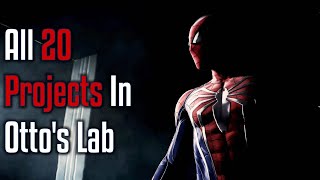 ALL 20 PROJECTS IN OTTOS LAB  SpiderMan Remastered [upl. by Vinaya81]