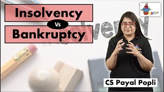 How Insolvency is different from Bankruptcy  Insolvency vs Bankruptcy [upl. by Noscire437]