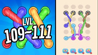 🏅 TANGLE ROPE 3D 🤪 Level 109111 🧩 Gameplay Walkthrough [upl. by Nerret758]