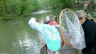 TROUT FISHIN MARAMEC SPRING PARK MAY 4TH amp 5TH 2024 WITH MARK amp GAYLA DAVIS [upl. by Elleinad92]