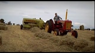 David Brown 880 baling with Claas markant 50 [upl. by Nivat]