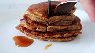 OATMEAL PANCAKES without banana  Easy Healthy Pancake Recipe [upl. by Ytirev]