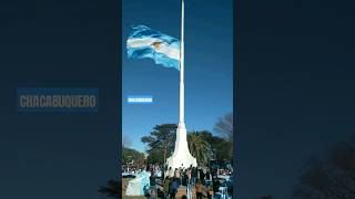 Épico izamiento de la bandera argentina [upl. by Meilen637]