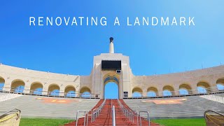 Inside the Renovation of The Iconic LA Memorial Coliseum [upl. by Dez]