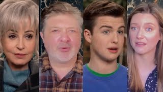 Young Sheldon Cast Reacts To Georges Death [upl. by Wyler144]