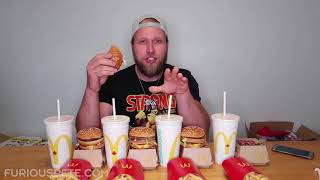 Furious Pete vs Matt Stonie  Big Mac Challenge  Stonie DESTROYS Pete [upl. by Kaazi]