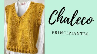 CHALECO Ideal para Principiantes tutorial dosagujas [upl. by Narak]