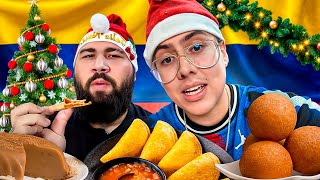 ÉSTA ES LA MEJOR COMIDA NAVIDEÑA COLOMBIANA DE TODA LA HISTORIA🎄🇨🇴 ft CÉSAR [upl. by Notsirk144]