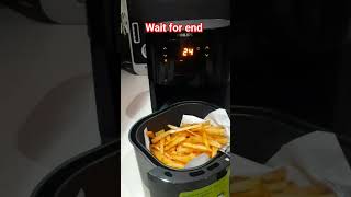 air fryer french fries 😋food cooking trandingshorts [upl. by Imojean]