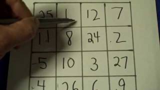 Magic Square Tutorial [upl. by Ecnerwal]