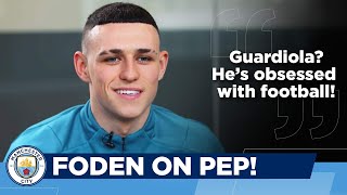 Phil Foden interview on Aguero Guardiola amp Champions League dreams [upl. by Inajna]