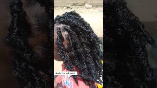 how to make butterfly locs subscribe for more videos [upl. by Darrelle]