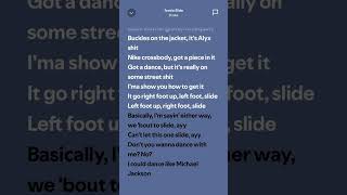 Toosie slide  Drake lyrics lyrics toosieslide drake spotify songlyrics [upl. by Lertsek]