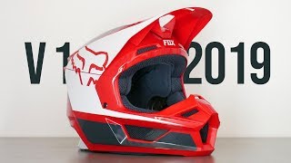 FOX V1 HELMET 2019 [upl. by Polky859]