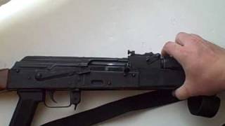 Williams Rear Peep Sight  AK Type Rifle [upl. by Ennovihs]