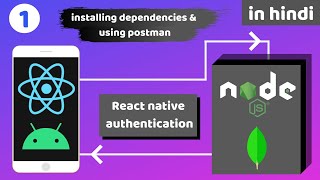 1  installing node js dependencies and using postman [upl. by Noxid244]