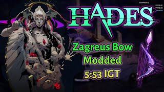 HADES  Zagreus Bow Modded 553 IGT  WORLD RECORD 🏆 [upl. by Miharba]