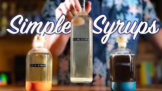 How to make simple syrup cane sugar syrup and Demerara syrup [upl. by Domela]