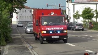 2x GWT Freiwillige Feuerwehr Wiesloch Abt Stadt [upl. by Suryt]