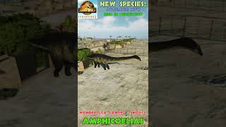 Amphicoelias  New Species Mod  Jurassic World Evolution 2 Mods  shorts [upl. by Edelman]