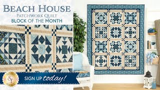 Introducing Beach House BOM with Shabby Fabrics [upl. by Carilyn]