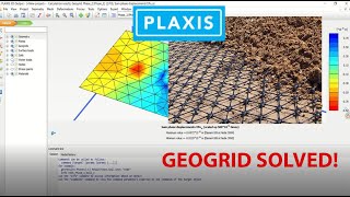 Geogrid Plaxis modeling [upl. by Sairu130]