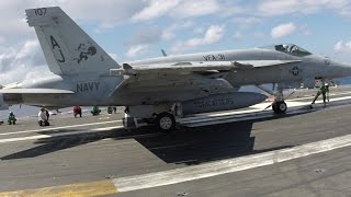 My Visit to an Active Aircraft Carrier With Narration [upl. by Rramed371]